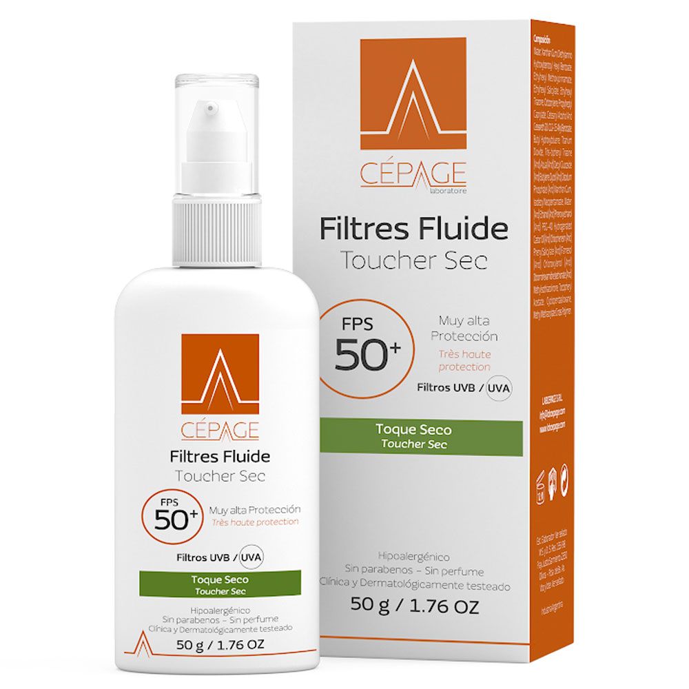 CEPAGE FILTRES FLUID TOUCHER SEC FPS 50+ 50ML