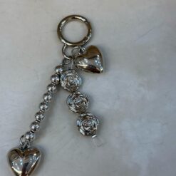 BST LL 002 Llavero Plateado Corazon
