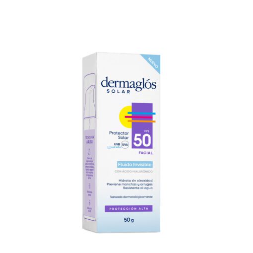 Dermaglos Solar FPS50 Fluido Sin Color 50GR