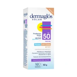 Dermaglos Protector Solar Facial FPS 50 Fluido Tono 1